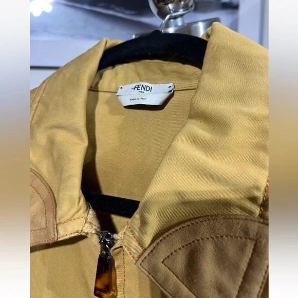Fendi Jumpsuit SIZE SMALL Brown, Suede